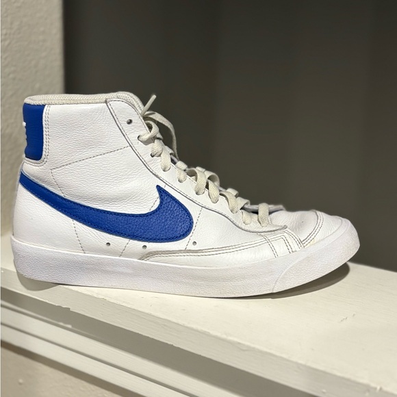 Nike Blazer Mid '77 By You White Purple Athletic Shoes Sneakers Women’s Size 9.5 - Picture 2 of 9